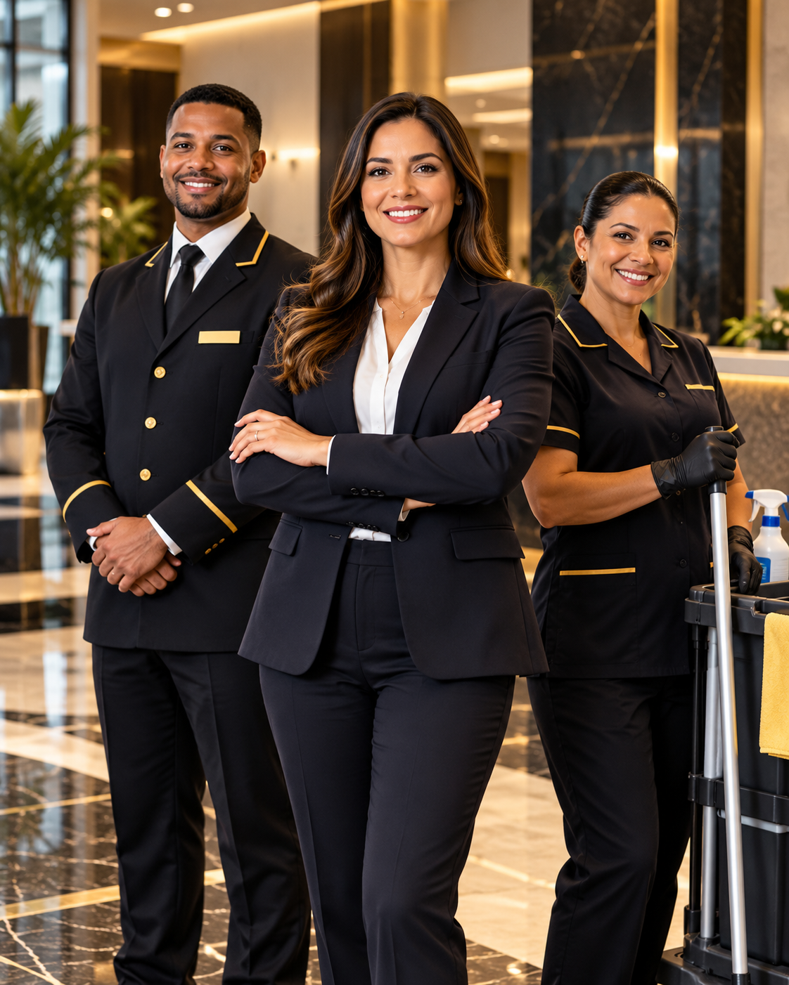 Equipe profissional da Servfacil em ambiente corporativo